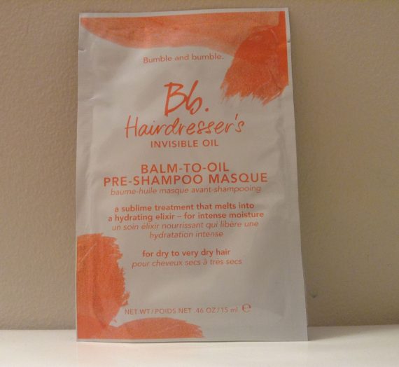 Hairdresser’s Invisible Oil Balm-to-Oil Pre Shampoo Masque